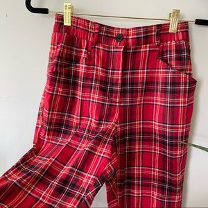 Urban Outfitters High Waisted Flannel Pant